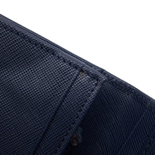 Load image into Gallery viewer, PRADA Folded Long Cloth Navy2M0836 Saffiano LeatherLeather