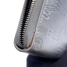 将图像加载到图库查看器中,BALENCIAGA Zip Around Long Wallet Silver717787 Leather