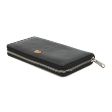 将图像加载到图库查看器中,GUCCI Interlocking G Zip Around Long Wallet Black575988 Leather
