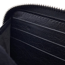 将图像加载到图库查看器中,GUCCI Interlocking G Zip Around Long Wallet Black575988 Leather