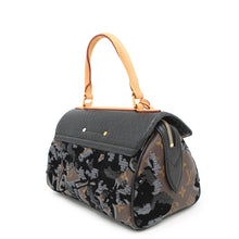 将图像加载到图库查看器中,LOUIS VUITTON carrousel Brown/NoirM40434 Monogram Fleur de Jae