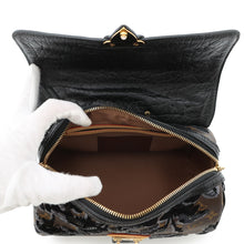 将图像加载到图库查看器中,LOUIS VUITTON carrousel Brown/NoirM40434 Monogram Fleur de Jae