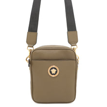 将图像加载到图库查看器中,Gianni Versace ★Medusa Shoulder Bag Khaki1002885 Calf Leather