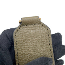 将图像加载到图库查看器中,Gianni Versace Medusa Shoulder Bag Khaki1002885 Calf Leather