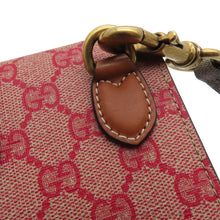 Load image into Gallery viewer, GUCCI ★GG Supreme Shoulder Beige/Red/Green723766 GG Supreme Leather