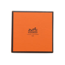 Load image into Gallery viewer, HERMES ★Combination Bangle Size S Black/Silver Leather Metal