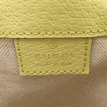将图像加载到图库查看器中,GUCCI Bucket Shoulder Yellow550620 GG Canvas Leather Size Mini