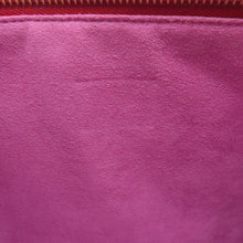将图像加载到图库查看器中,GUCCI BOSCO Clutch Bag Beige/Pink/Red506280 GG Supreme Suede Leather
