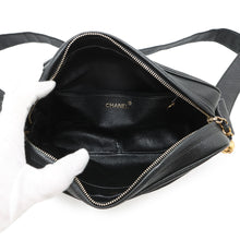 将图像加载到图库查看器中,CHANEL Triple Coco One Belt Black Caviar Leather