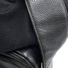 将图像加载到图库查看器中,CHANEL Triple Coco One Belt Black Caviar Leather