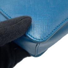 Load image into Gallery viewer, Ferragamo ★Vara Ribbon 2way Bag Blue21E298 Leather