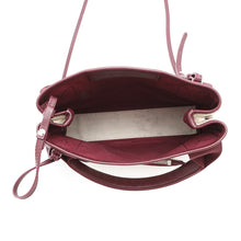 Load image into Gallery viewer, BALENCIAGA ★NavyCabas Natural/Bordeaux390346 Canvas Leather Size XS