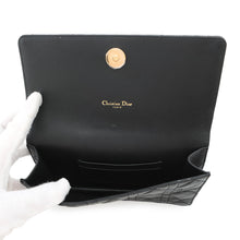 Load image into Gallery viewer, Dior ★Caro Cannage Chain Wallet BlackS5134UWHC_M900 Leather