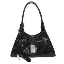 Load image into Gallery viewer, PRADA Hobo Bag Black1BG563 Calf Leather Size Medium