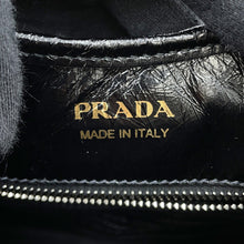 Load image into Gallery viewer, PRADA Hobo Bag Black1BG563 Calf Leather Size Medium