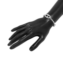 将图像加载到图库查看器中,HERMES Chaine d'Ancre Farandole Bracelet Size SH SV925