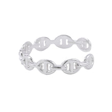 将图像加载到图库查看器中,HERMES ★Chaine d'Ancre Bangle Size SH SV925