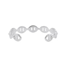 将图像加载到图库查看器中,HERMES ★Chaine d'Ancre Bangle Size SH SV925