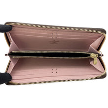 Load image into Gallery viewer, LOUIS VUITTON Portefeuille Clemence Rose BallerineN41626 Damier Ebene Canvas