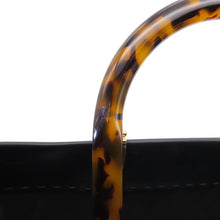 Load image into Gallery viewer, FENDI ★Sunshine Tote Bag Black8BH386 Calf Leather Size Medium