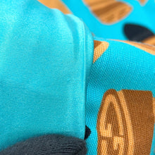 将图像加载到图库查看器中,GUCCI Lipstick & Tool Print Jacket Size 38 Light Blue/Brown740422 Rayon98% Silk2%