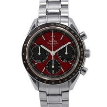 将图像加载到图库查看器中,OMEGA Speedmaster Racing Chronograph W40mm Stainless Steel Red Dial326.30.40.50.11.001