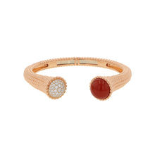 将图像加载到图库查看器中,Van Cleef & Arpels Perlée Couleur Bracelet Medium Model Size MVCARP27400 18K Pink Gold