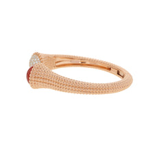 将图像加载到图库查看器中,Van Cleef & Arpels Perlée Couleur Bracelet Medium Model Size MVCARP27400 18K Pink Gold
