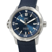 将图像加载到图库查看器中,IWC Aquatimer Automatic W42mm Stainless Steel Rubber Blue DialIW328801