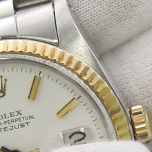 Load image into Gallery viewer, ROLEX Datejust W36mm Stainless Steel YG White Dial1601