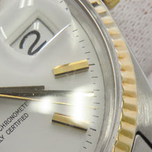 Load image into Gallery viewer, ROLEX Datejust W36mm Stainless Steel YG White Dial1601