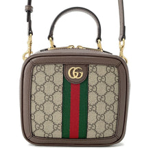 将图像加载到图库查看器中,GUCCI GG Supreme Ophidia Handbag Brown772157 GG Supreme Leather