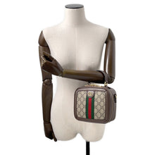 将图像加载到图库查看器中,GUCCI GG Supreme Ophidia Handbag Brown772157 GG Supreme Leather