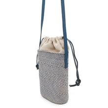 将图像加载到图库查看器中,LOEWE Square Pocket BlueC630G35X01 Ilaka Palm Calf Leather