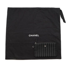 Load image into Gallery viewer, CHANEL ★Deauville 2WAY ChainTote Bag Black/WhiteA66941 Canvas Leather Size MM