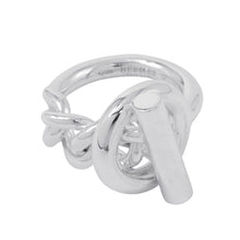 Load image into Gallery viewer, HERMES Croisette Ring Size 54/#14/MM SV925