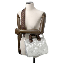 Load image into Gallery viewer, LOUIS VUITTON Speedy Bandouliere SilverM20973 Recycled MetallicNylon Monogram Size 25