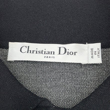 将图像加载到图库查看器中,Dior Miss Dior Graphic Short Sleeve Jacket Size 36 Black454V13AM541 Rayon83% Polyester17%