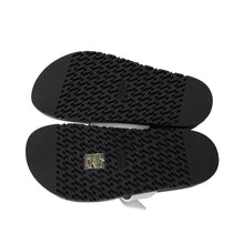Load image into Gallery viewer, HERMES Sandals Chypre White/BlackH222100Z Calf Leather Chevre Leather Size 34