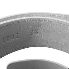 Load image into Gallery viewer, HERMES Sandals Chypre White/BlackH222100Z Calf Leather Chevre Leather Size 34