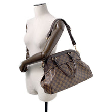 将图像加载到图库查看器中,LOUIS VUITTON ★Trevi RedN51997 Damier Ebene Canvas Size PM