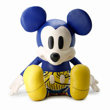 将图像加载到图库查看器中,COACH Disney Mickey Mouse x Keith Haring Extra Large Collectible Blue/MulticolorD2248-C7850 Leather
