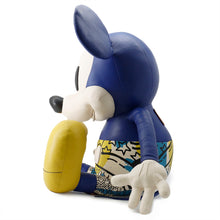 将图像加载到图库查看器中,COACH Disney Mickey Mouse x Keith Haring Extra Large Collectible Blue/MulticolorD2248-C7850 Leather