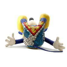 将图像加载到图库查看器中,COACH Disney Mickey Mouse x Keith Haring Extra Large Collectible Blue/MulticolorD2248-C7850 Leather