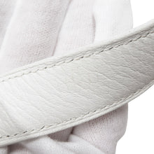 将图像加载到图库查看器中,HERMES ★Trim White Taurillon Clemence Size 31