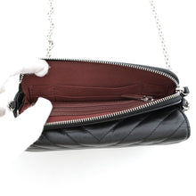 将图像加载到图库查看器中,CHANEL ★Chevron 2.55 ChainShoulderPouch BlackAP2215 Lambskin
