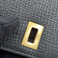 Load image into Gallery viewer, Bottega Veneta Angle Palmellato Shoulder Bag Black576143 Leather