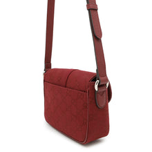 Load image into Gallery viewer, GUCCI GG Canvas Shoulder Bag Rosso Ancora802100 Canvas Leather