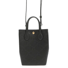 将图像加载到图库查看器中,GUCCI ★GG Super Mini Bag Black790133 Leather