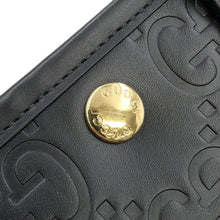 Load image into Gallery viewer, GUCCI GG Super Mini Bag Black790133 Leather